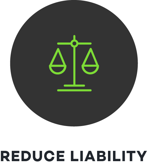 Reduce Liability Icon