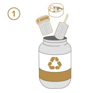 Amalgon Amalgam Recycling Step 1: Fill