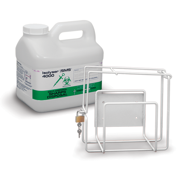 Isolyser/SMS 4000 Sharps Disposal Container with WMU