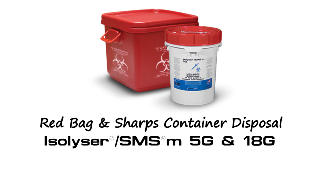 Isolyser/SMSm 5G & 18G Red Bag and Sharps Container Mail-back Disposal Video Thumbnail