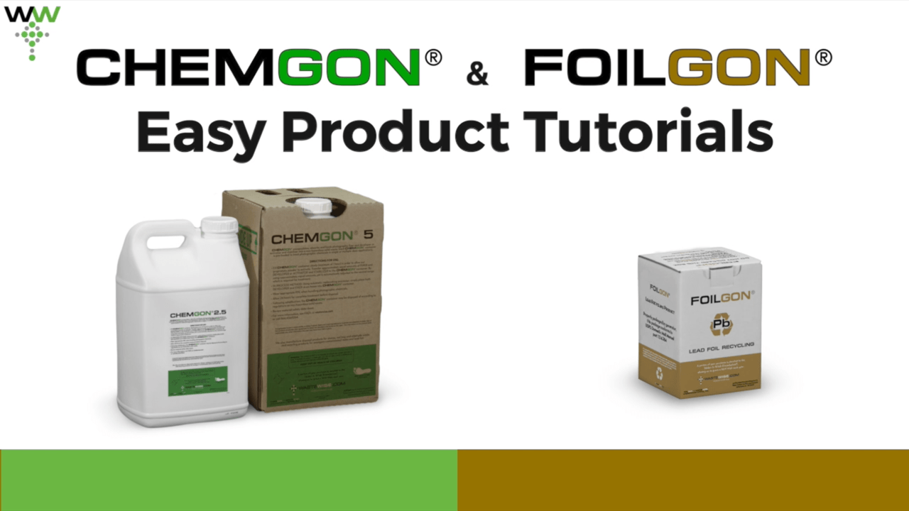 Chemgon Easy X-Ray Chemical Disposal Family and Foilgon Easy Lead Foil Recycling Video