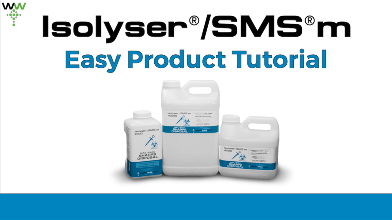 Isolyser/SMSm Easy Mail-back Sharps Disposal Video