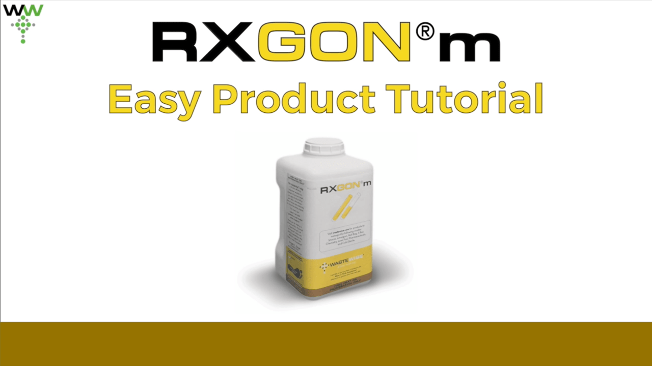 RXGONm Easy Dental Carpule and Unwanted Pharma Disposal Video